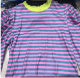 Women's Cozy Striped Long-Sleeve Hoodie