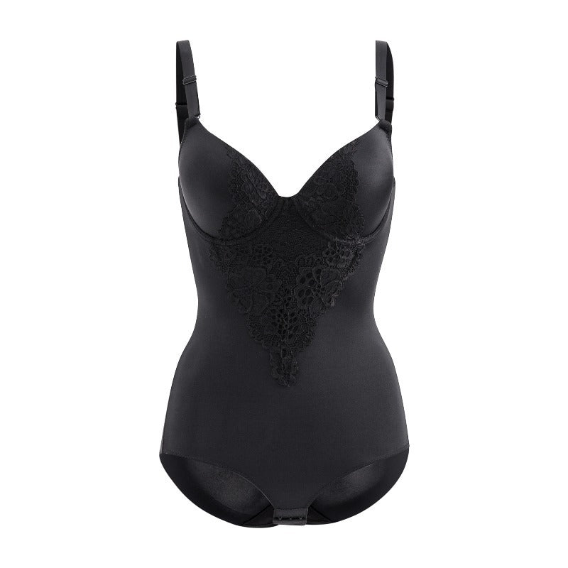 Body toning jumpsuit belly band