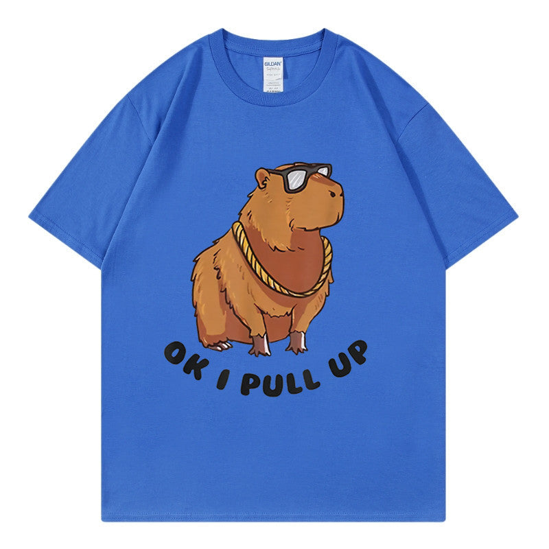 Men's Hip Hop Graphic Tee Loose Streetwear T-Shirt