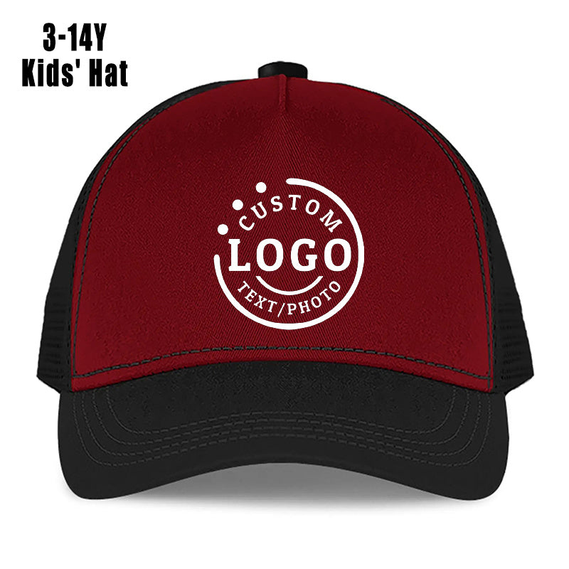 Custom Kids' Baseball Cap with Personalized Design