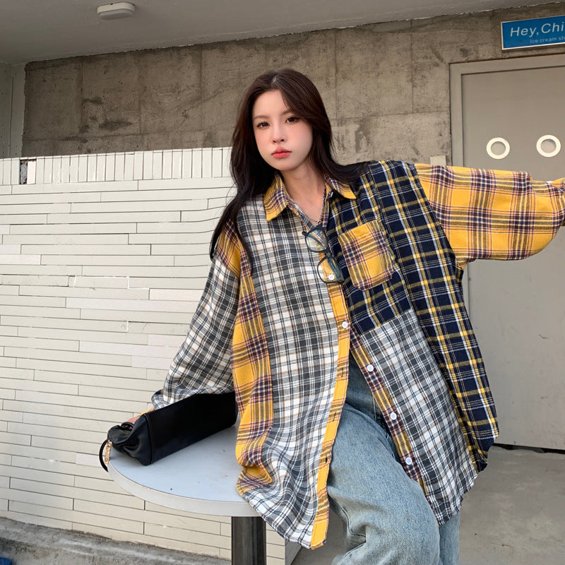 American Retro Casual Loose Shirt Coat