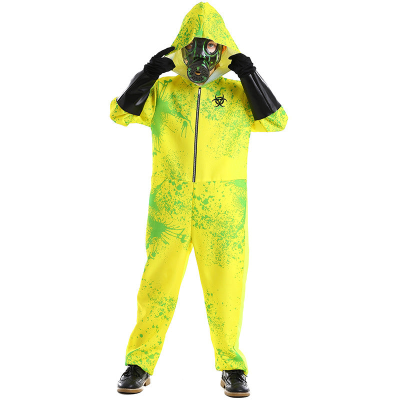 Biochemical Crisis Protective Clothing Splash Print Neutral Dress Up Zombie Play