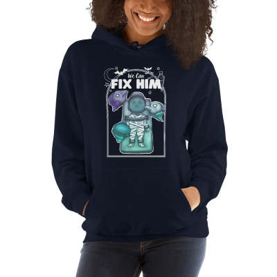 Trendy Cartoon Print Hooded Sweatshirt
