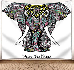 3d Mural Elephant Tapestry Wall Hanging Bohemian Hippie Bedroom Background Cloth Printing Home Decor