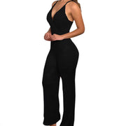 Sequined V-Neck Spaghetti Strap Jumpsuit