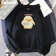 Women's Casual Cartoon Graphic Loose Hoodie