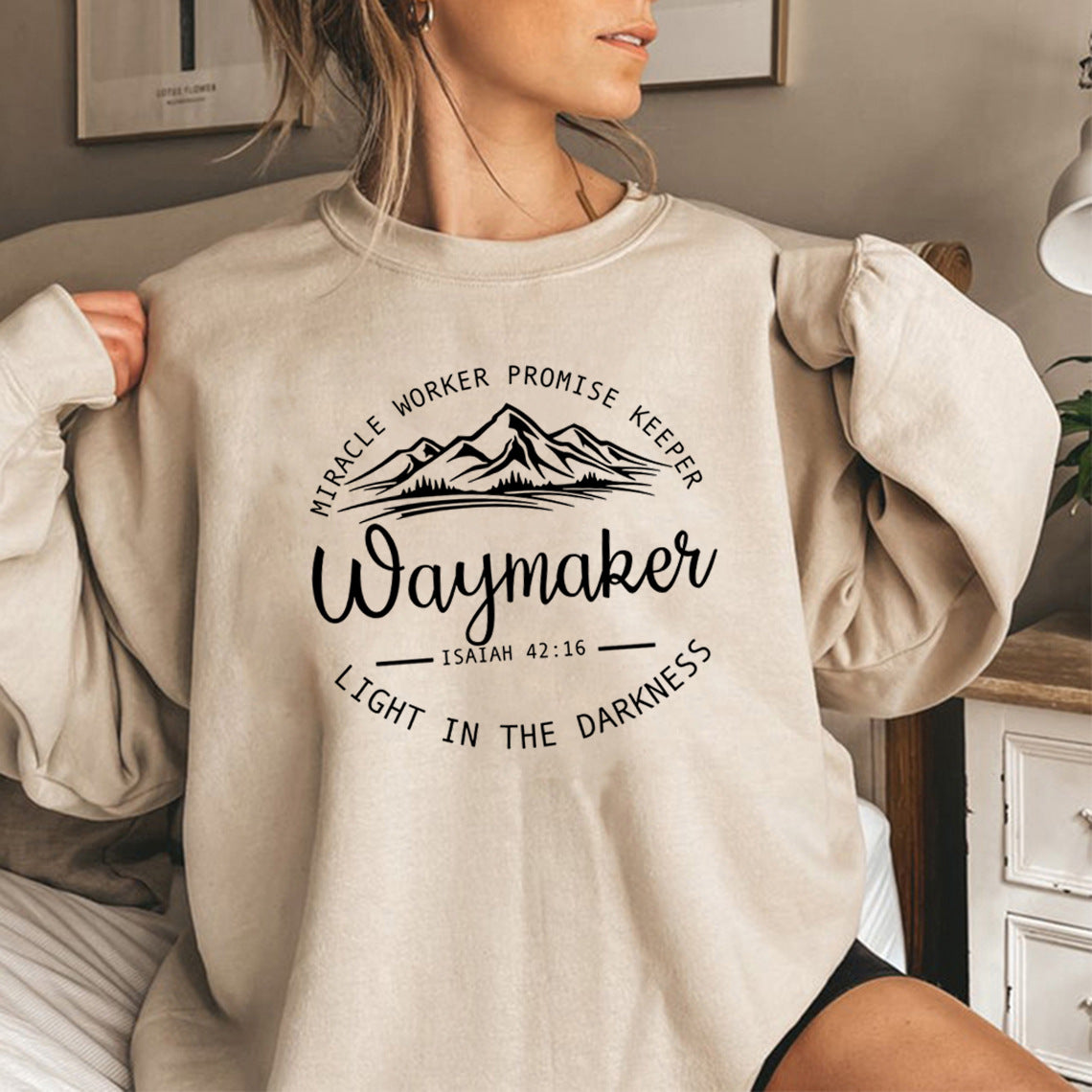 Christian Bible Verse Retro Crewneck Sweatshirt