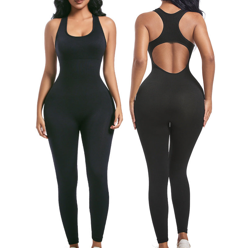 Women's Long Sleeve Shaping Yoga Jumpsuit