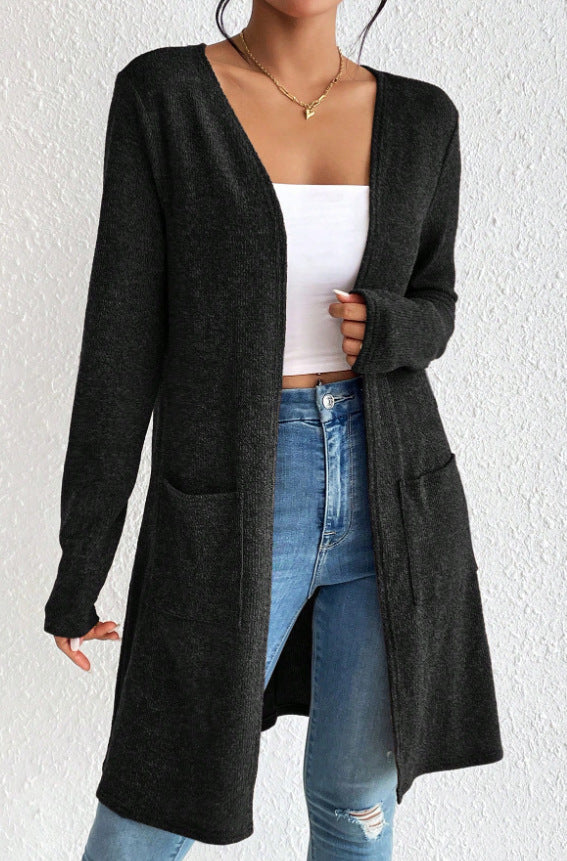 Hot-selling Casual All-match Knit Cardigan From Europe and the Us
