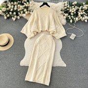 Cozy Knit Jumpsuit Set for Women