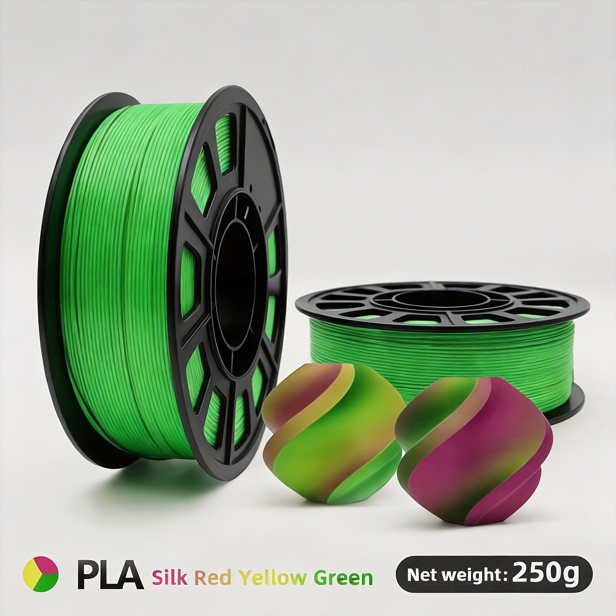 32‑Color PLA Filament Pack, 1.75 mm, +/- 0.03 mm, 250 g, Multi‑Color Gradient for FDM 3D Printers