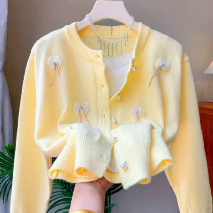 Sweater Coat Autumn Petite Style New Arrival