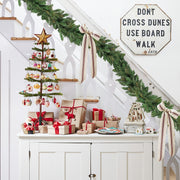 9Ft Festive Christmas Wreath With Faux Pine & Spruce Needles - Rustic Country Style, Perfect For Holiday Home Decor