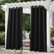 Solid Color Outdoor Waterproof and Sun Protection Uv Protection High Precision Black Silk Shading Curtain