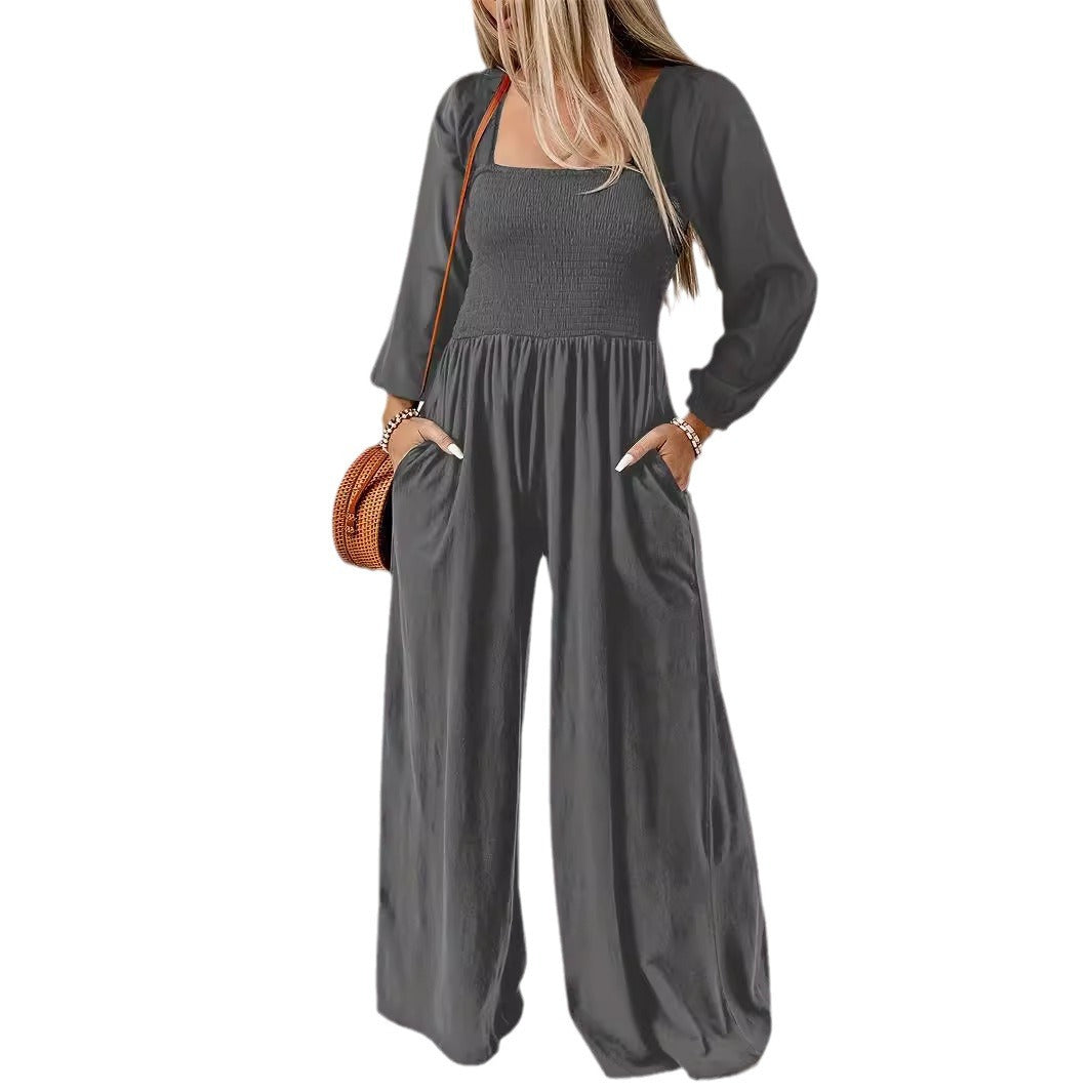 Women's Plus Size Wide Leg Commuter Trousers
