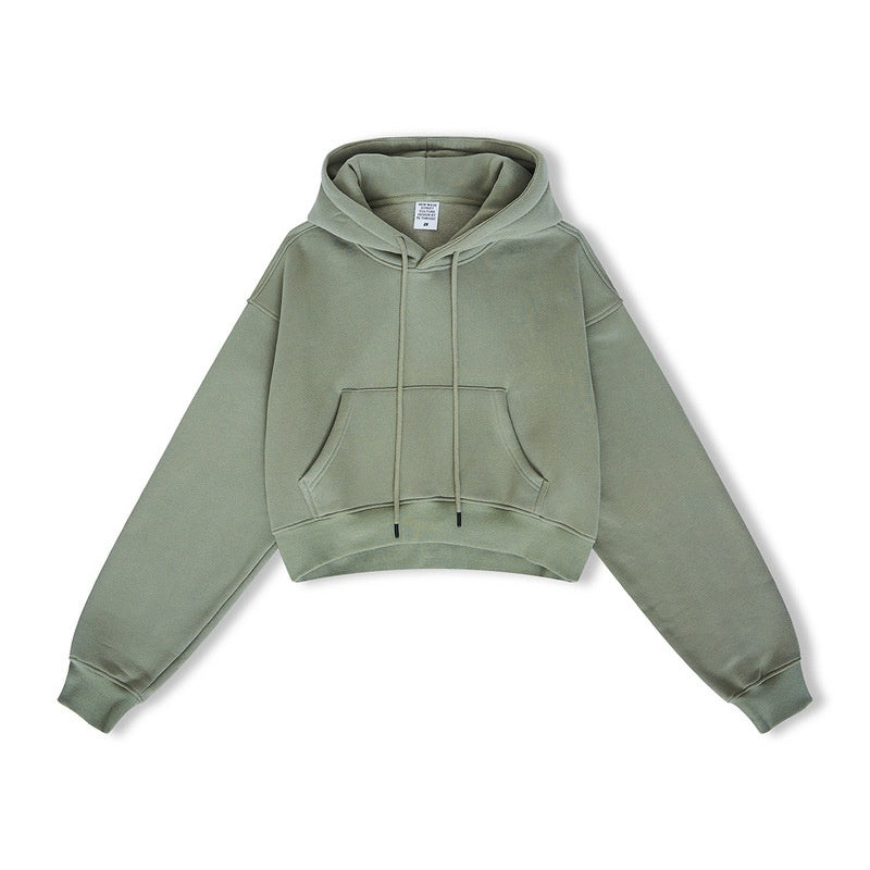 Women's High Street Plush Hooded Pullover