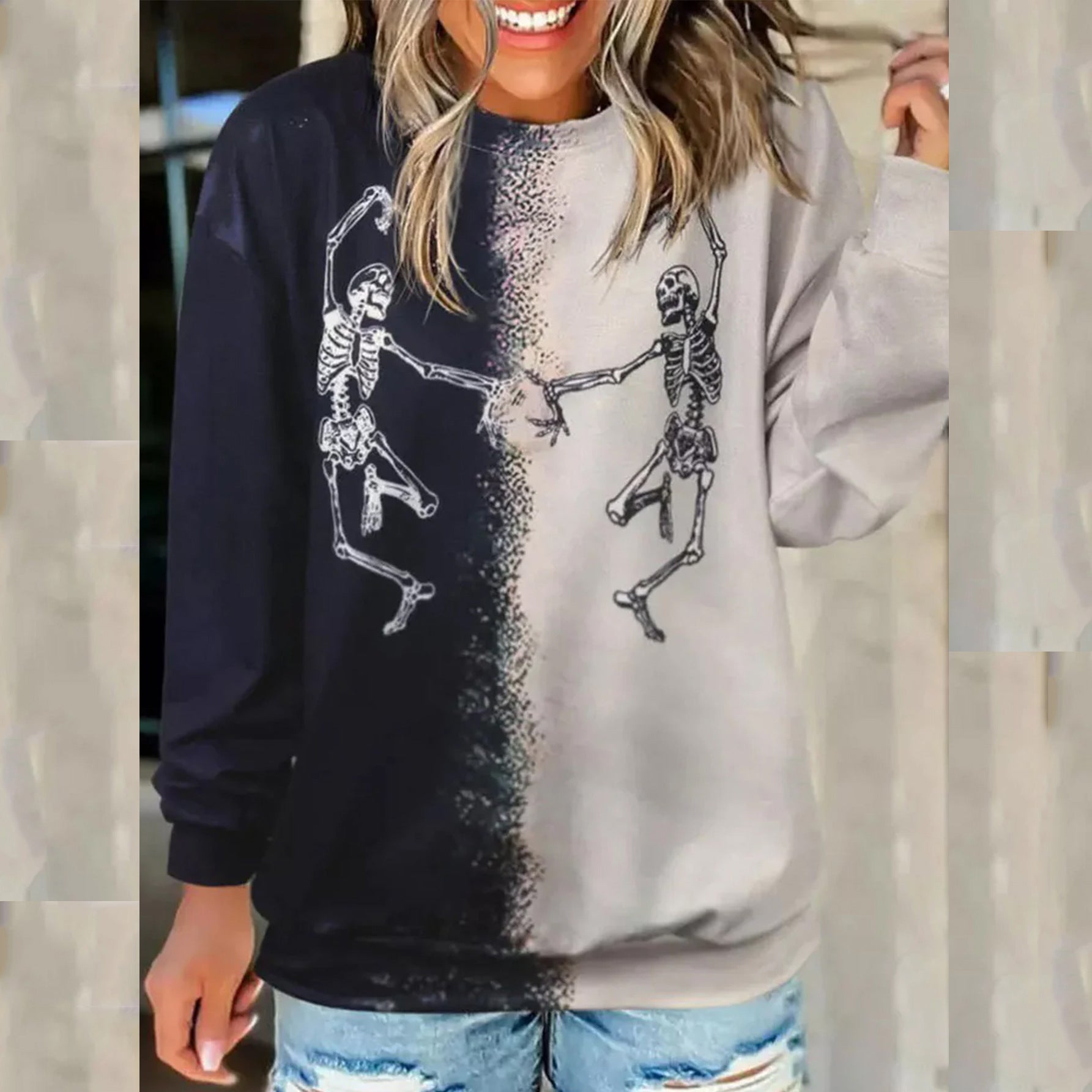 Custom Printed Text Hoodie Streetwear Pullover