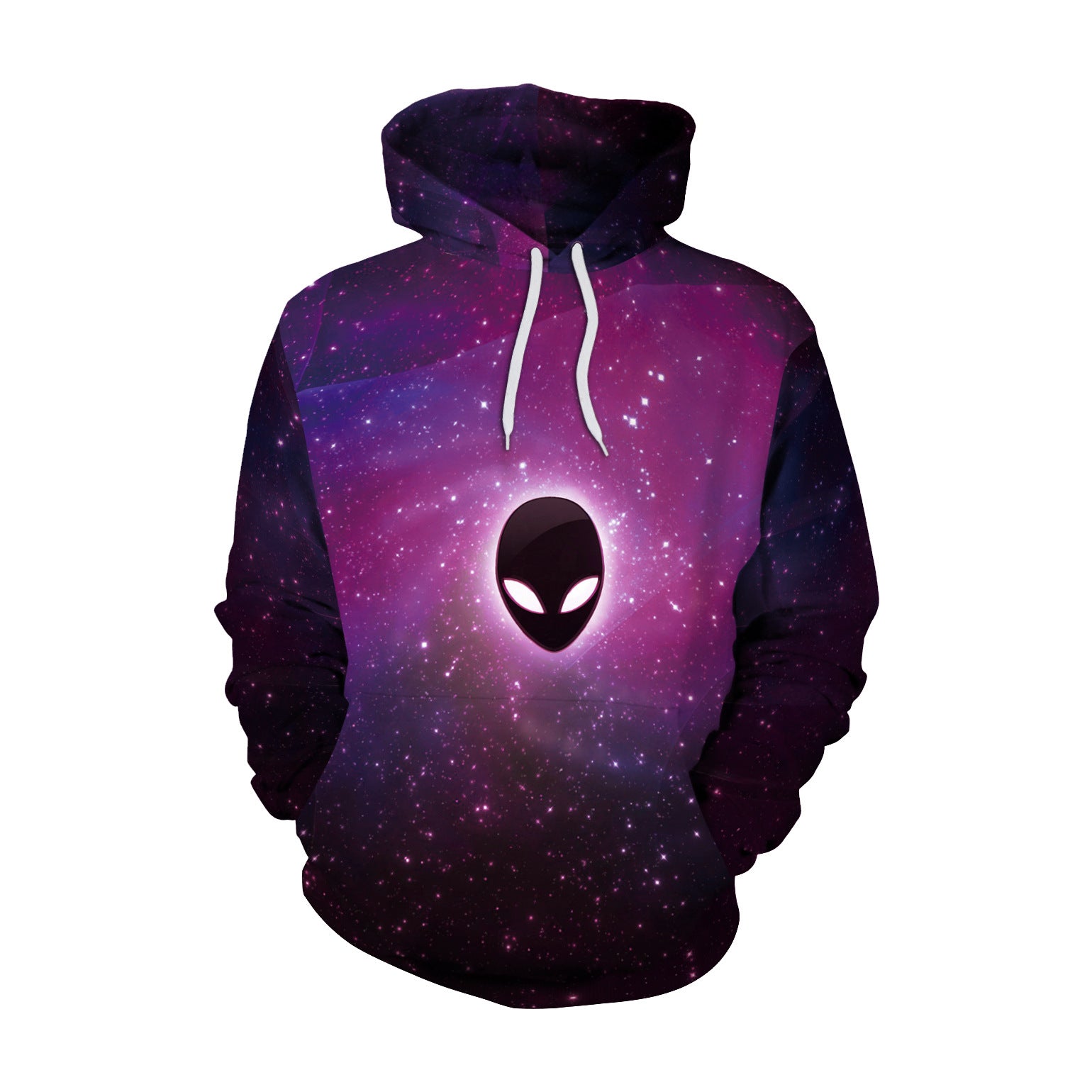 Glow-in-the-Dark Starry Sky Hooded Sweatshirt
