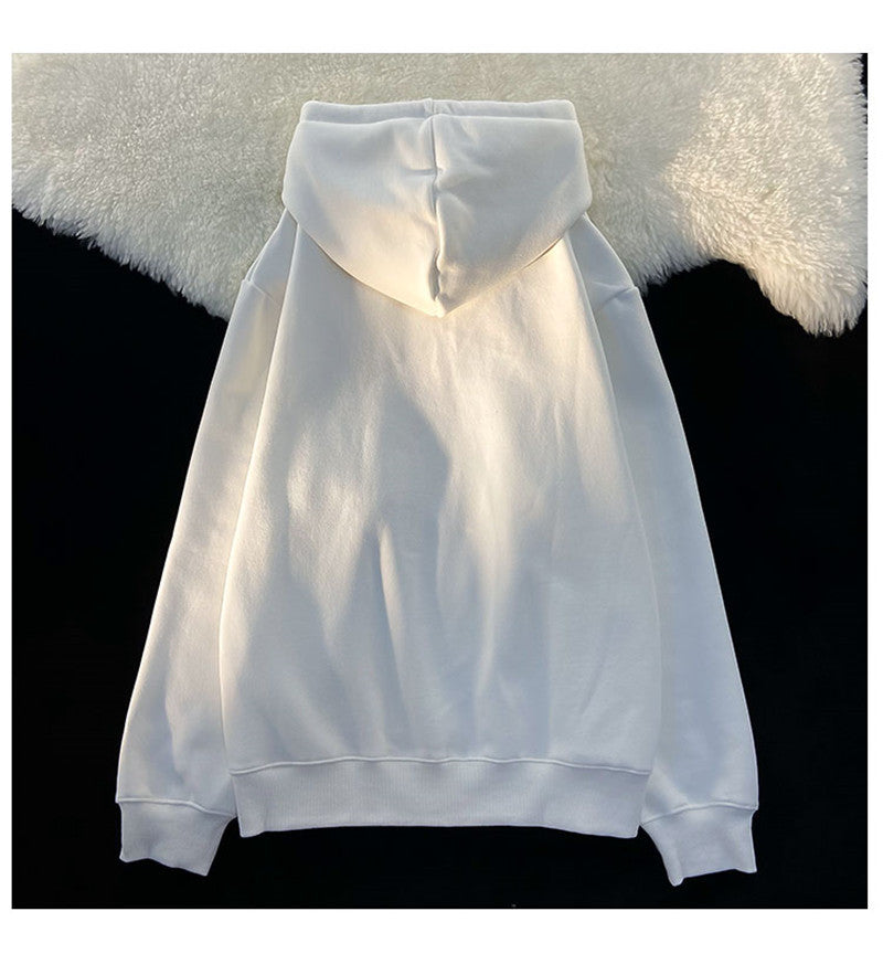 Oversized Hip-Hop Bear Hoodie | Korean Streetwear Pullover