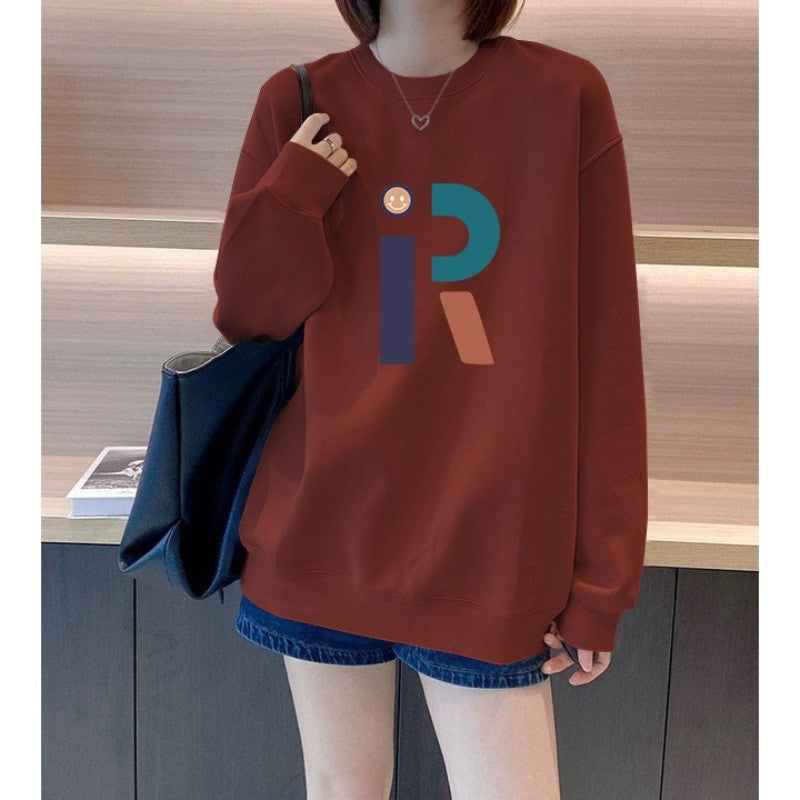 Heavy Round Neck Sweaters Women's Clothing