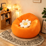 Portable Inflatable Beanbag Chair for Adults with Manual Pump – Foldable PVC Recliner for Indoor & Outdoor Use