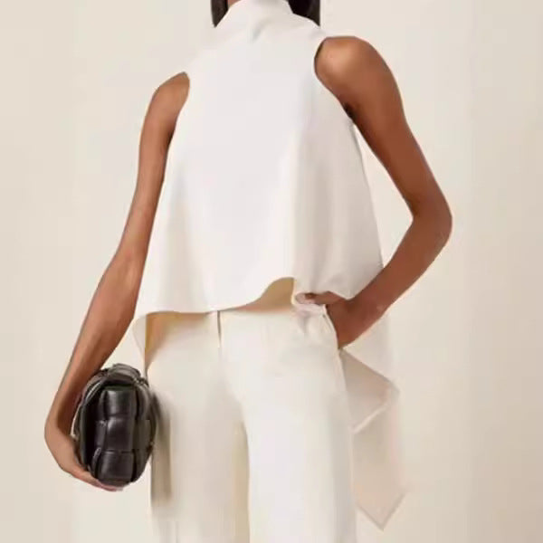 Women's Irregular Hem Sleeveless Streetwear Top