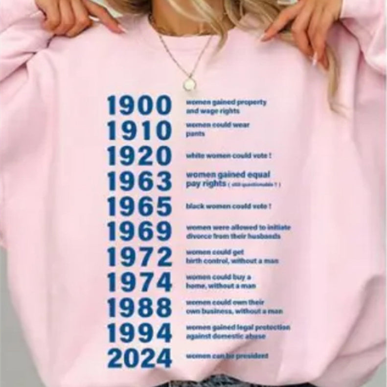 Trendy Letter Print Casual Hoodie for Women