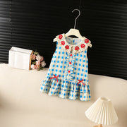 Girls' Summer New Arrival Stylish and Sweet Lace-trimmed Little Mus…