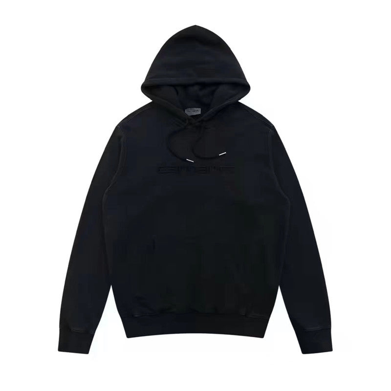 Embroidered Loose Couple Hoodie for Men and Women