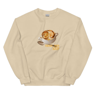Cozy French Onion Soup Graphic Sweatshirt