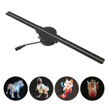 Wifi 3D Hologram Fan 3D Hologram Projector 176 Degree Viewable Angle 100‑240V 2000X224 Stable Custom Editing for Business