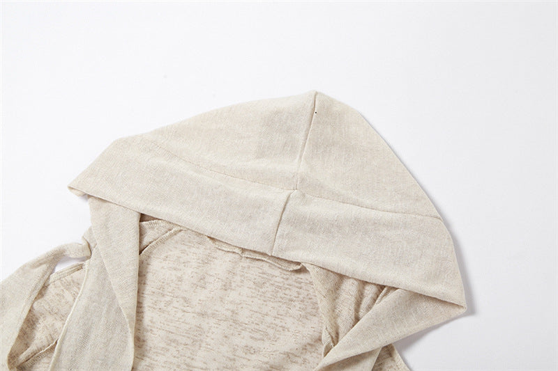 Women's Casual Long-Sleeve Hooded Pullover