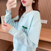 Women's Casual Long Sleeve Pullover Top