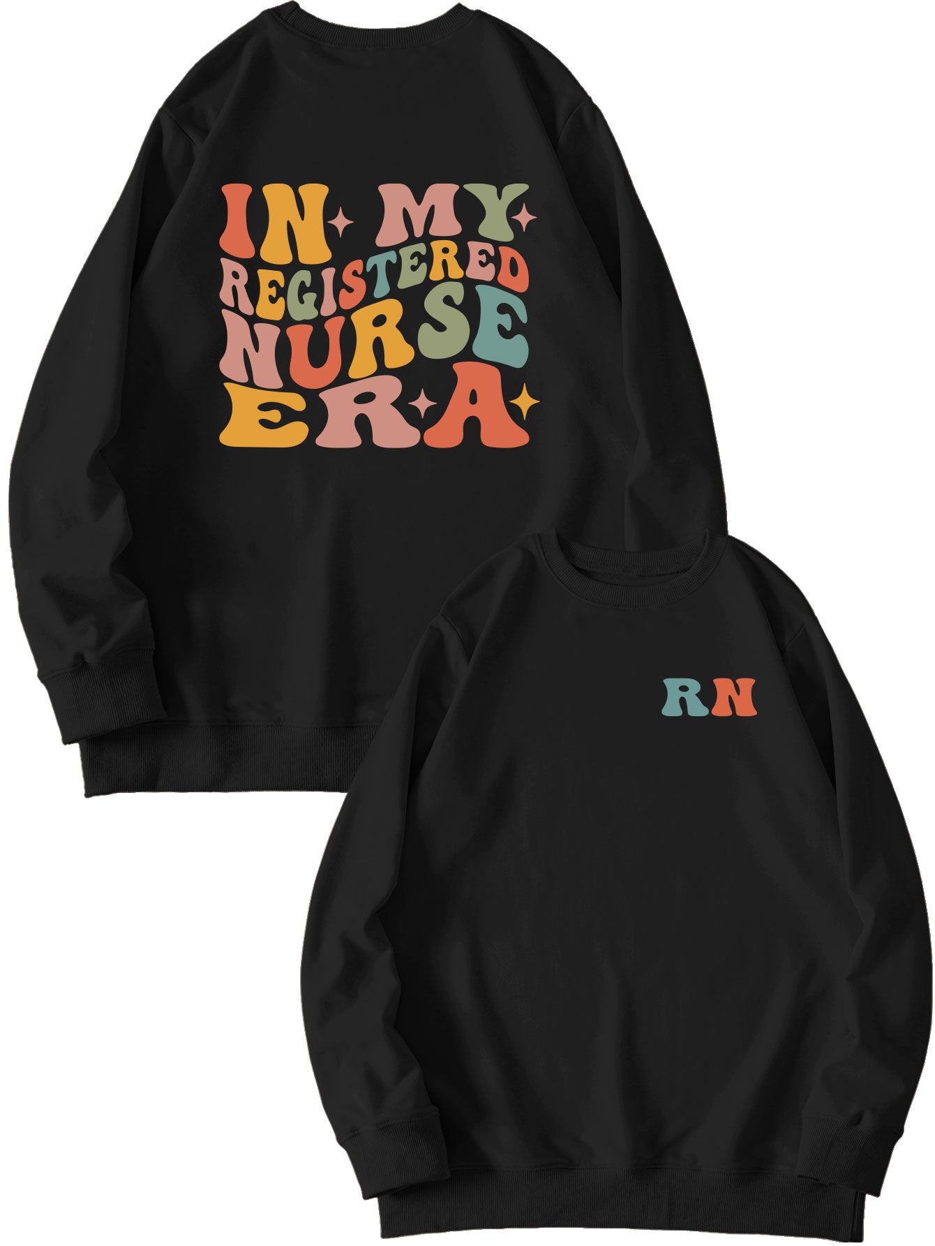 Women's Casual Round Neck Printed Sweatshirt