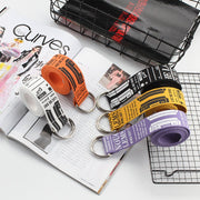 Elegant Student Canvas Belt