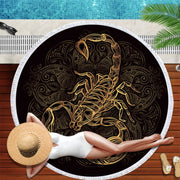 Beach Towel - Quick-Dry Round Design