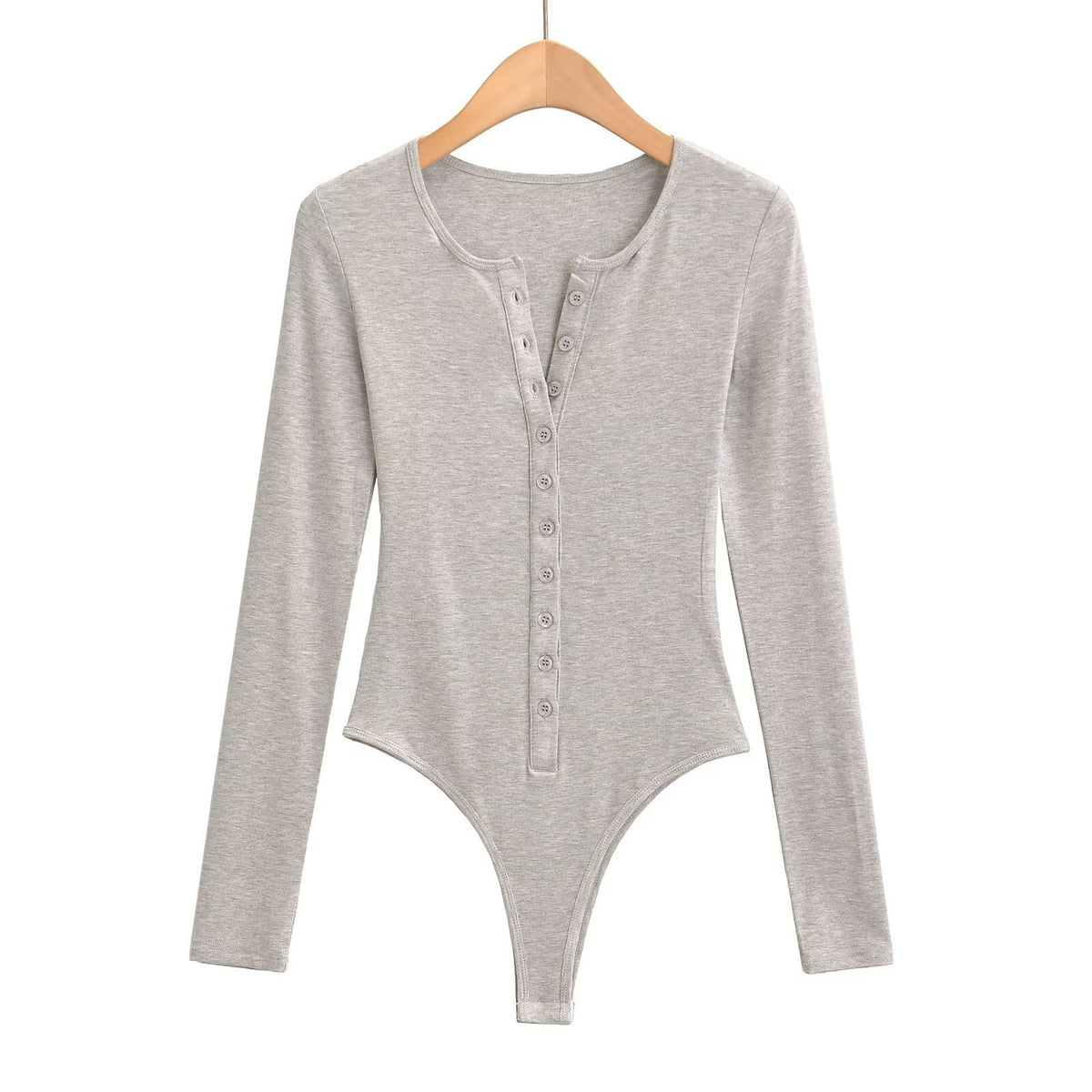 Women's Breasted Long Sleeve Jumpsuit