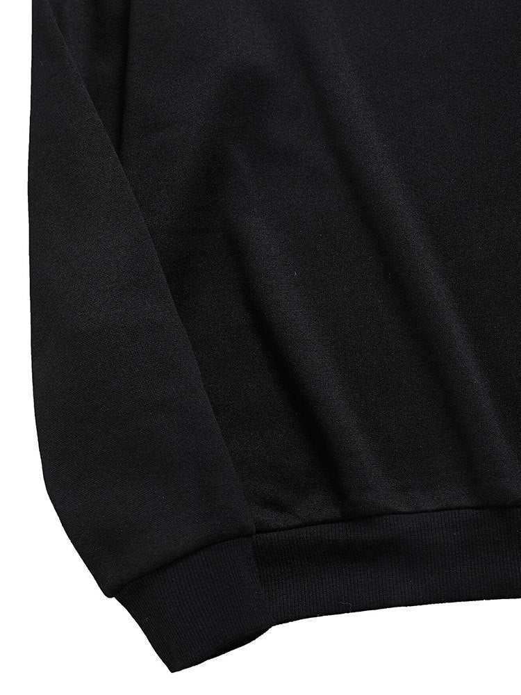 Women's Cozy Fleece-Lined Slogan Crewneck Sweatshirt