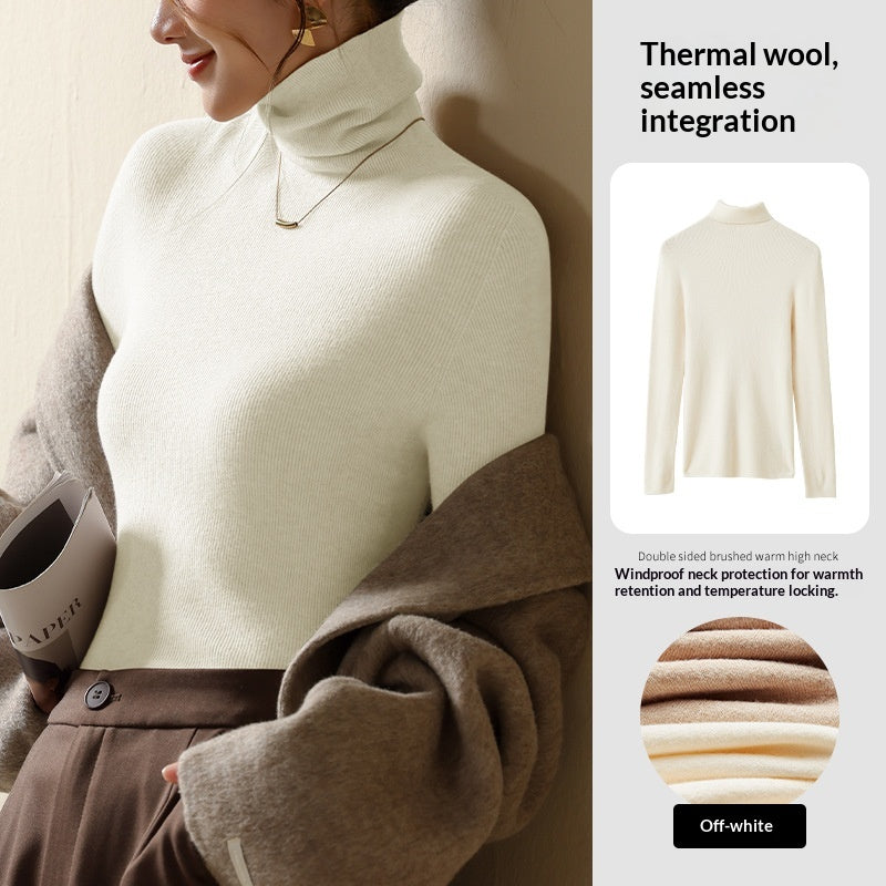 Autumn Winter Warm Inner Layer Women's Thickened Gray