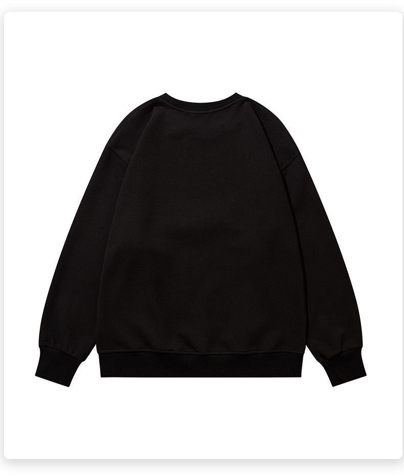 Casual Loose Long Sleeve Printed Coat Sweater