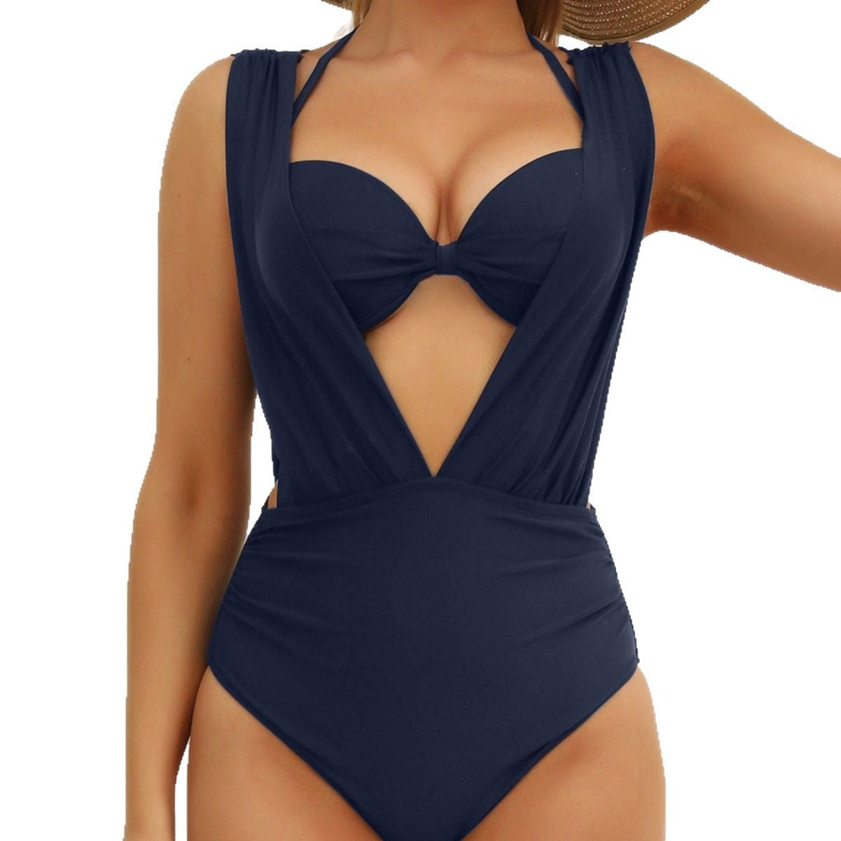 High-Waisted Two-Piece Bikini Swimsuit