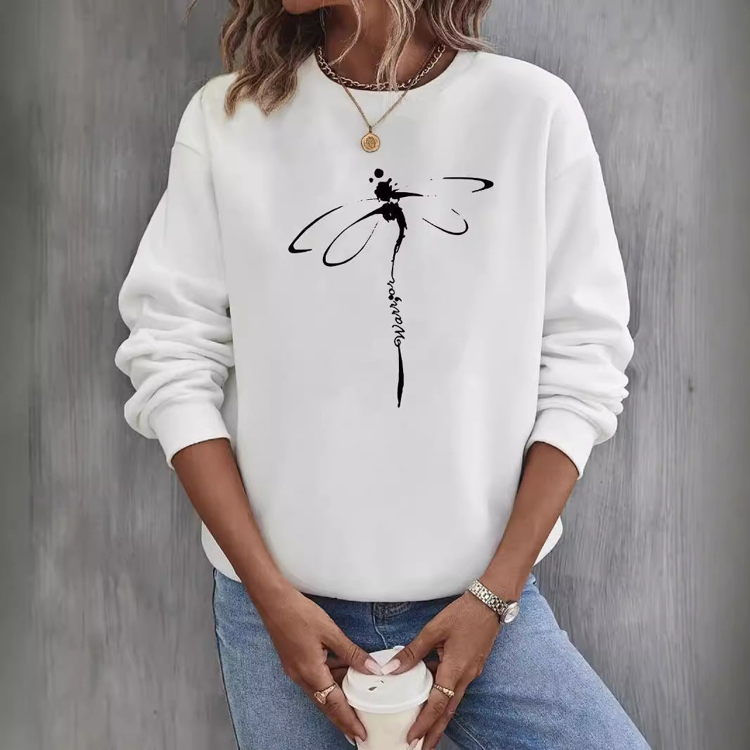 Women's 3D Printed Long Sleeve Casual Fashion Sweater