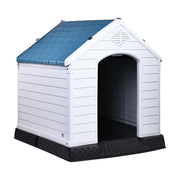 Balancefrom Plastic Dog House, Insulated Doghouse Puppy Shelter, Water Resistant Easy Assembly Sturdy Dog Kennel With Elevated Floor And Air Vents, Ventilate For Small To Large Sized Dogs