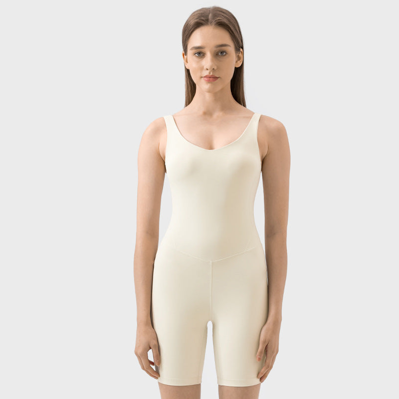 Sculpting Casual Solid Jumpsuit for Women