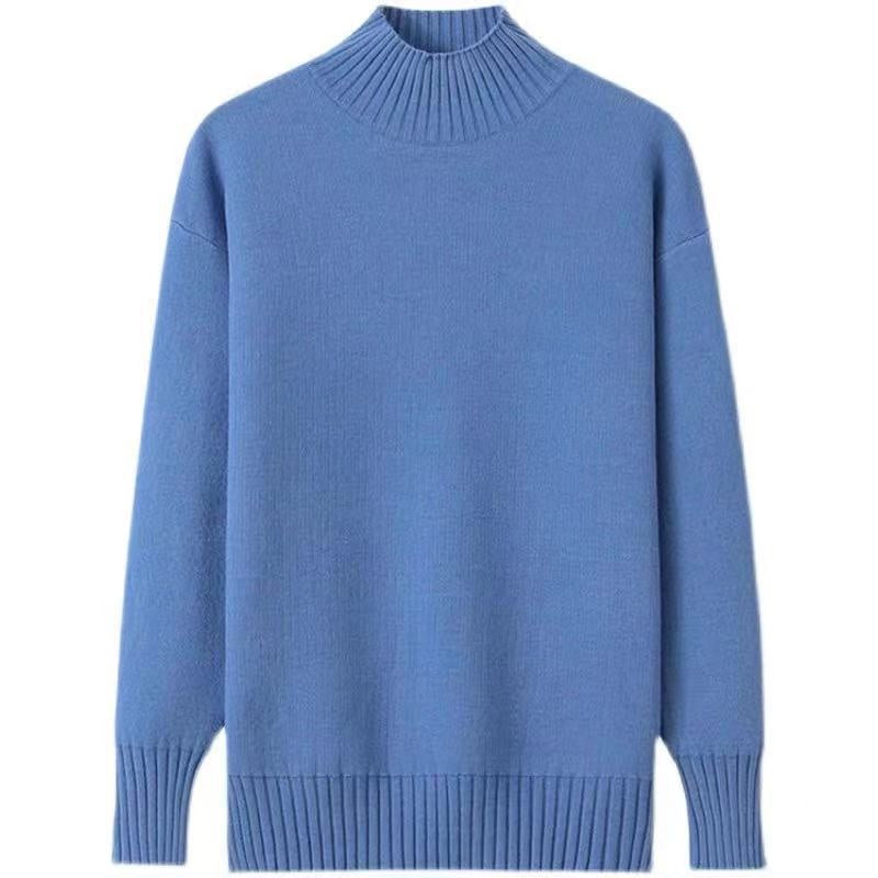 Womens One-piece Fleece Mock-neck Sweater