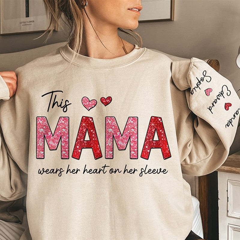 Custom DIY Women's Mother's Day Sweatshirt