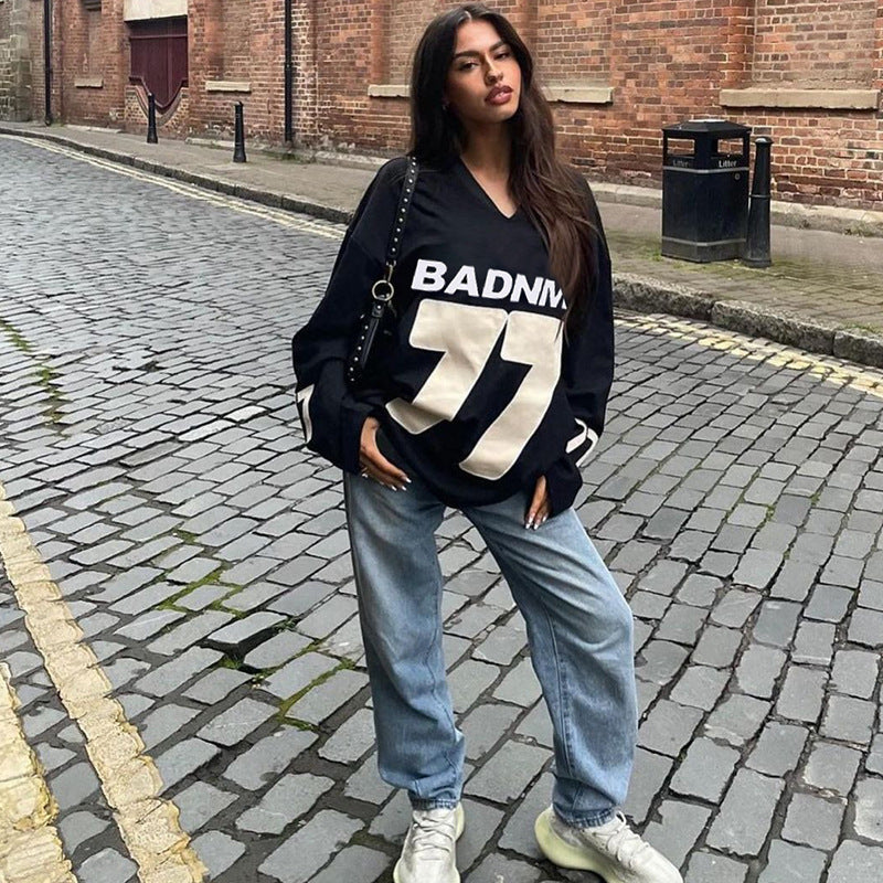 Oversized Streetwear Pullover Hoodie for Women