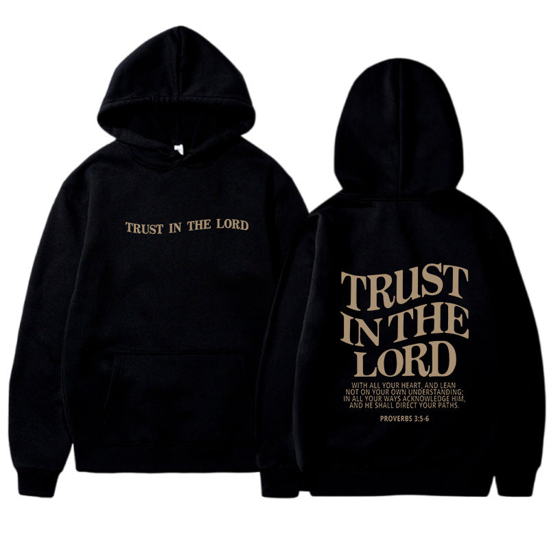 Letter Print Casual Long Sleeve Sports Hoodie