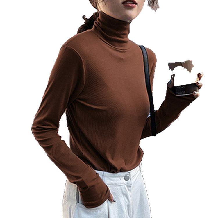Korean Style Slim-Fit Women's Autumn Winter Bottoming Shirt