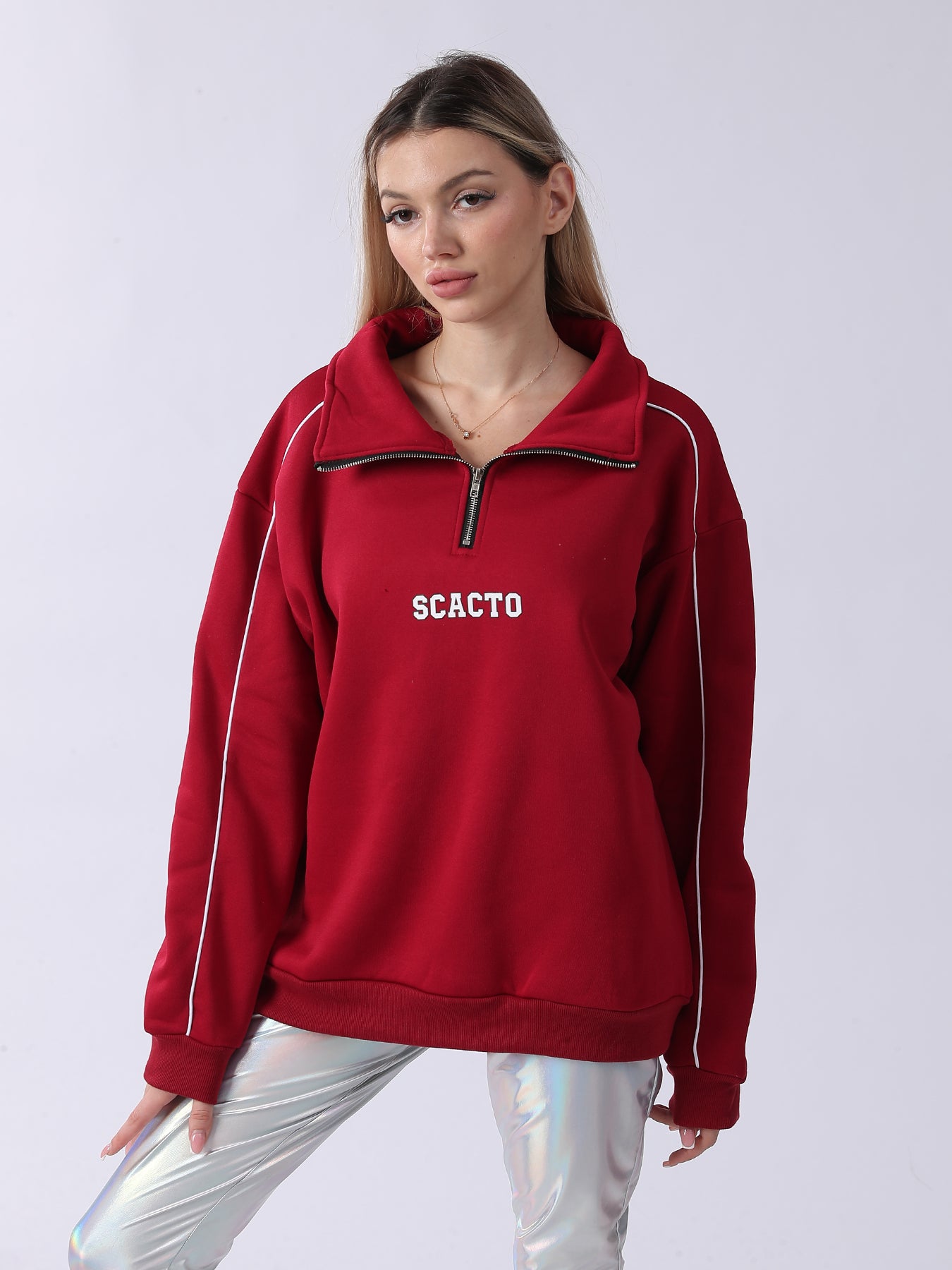 Women's Cozy Long-Sleeve Sweatshirt